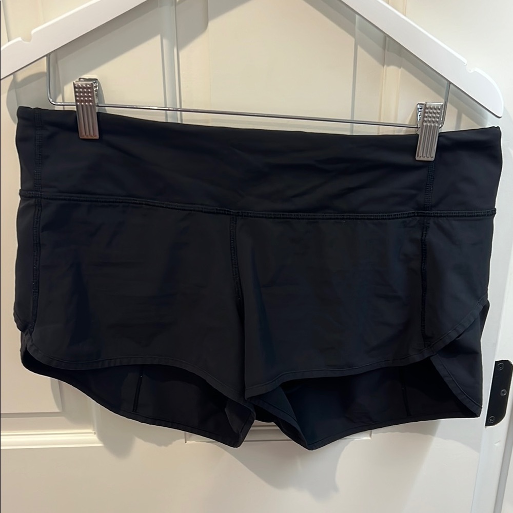 Lululemon 2.5” Speed Up Black Womens Shorts